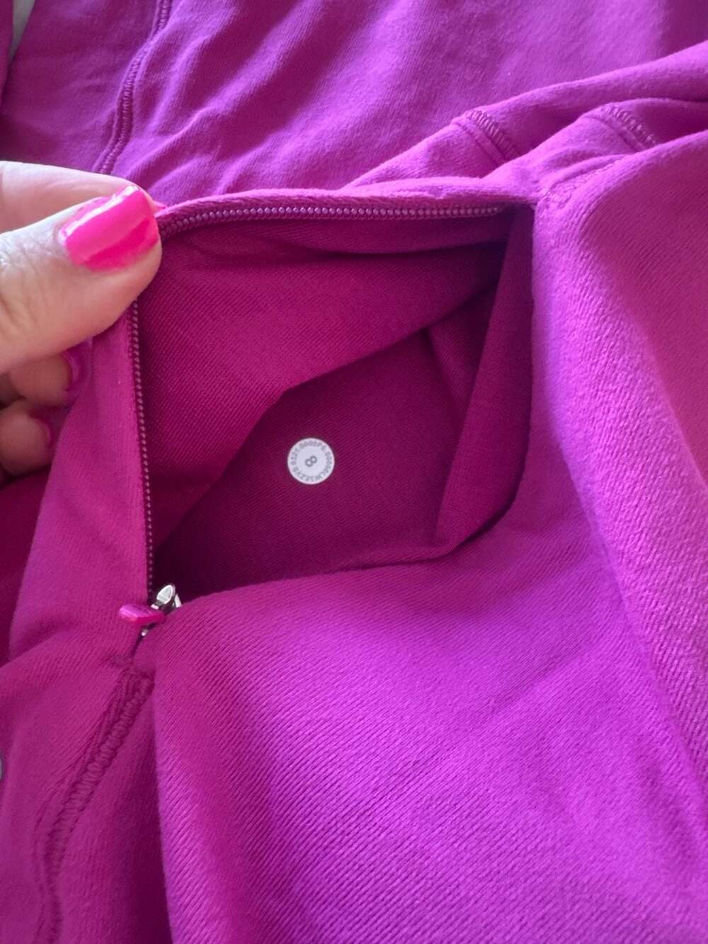 lululemon Close to Crossing Rulu Long Sleeve Top in Ripened Raspberry - Picture 7 of 7